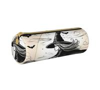 HGFVY Halloween Witch Flying Pvc Pencil Case,Small Pen Pouch,Fashion Aesthetic Cases,For Pens,Pencils,And Accessories