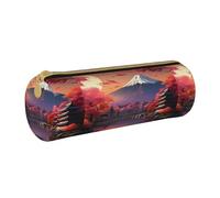HGFVY Japan Mount Fuji Landscape Pvc Pencil Case,Small Pen Pouch,Fashion Aesthetic Cases,For Pens,Pencils,And Accessories
