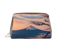 HGFVY Japan Mount Fuji Landscape Toiletry Pouch, Travel-Friendly Makeup Organizer For Makeup Brushes, Lipsticks, White, One Size