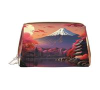 HGFVY Japan Mount Fuji Landscape Toiletry Pouch, Travel-Friendly Makeup Organizer For Makeup Brushes, Lipsticks, White, One Size