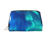 HGFVY Northern Lights Toiletry Pouch, Travel-Friendly Makeup Organizer For Makeup Brushes, Lipsticks, White, One Size