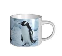 HGFVY Penguin Printing Large-Capacity Ceramic Mugs Versatile Cups For Coffee Tea Easy To Hold Perfect For Workspaces