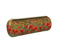 HGFVY Poppy Flowers Pvc Pencil Case,Small Pen Pouch,Fashion Aesthetic Cases,For Pens,Pencils,And Accessories