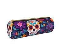HGFVY Skull Flower Pvc Pencil Case,Small Pen Pouch,Fashion Aesthetic Cases,For Pens,Pencils,And Accessories