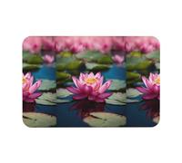 HGFVY Spirit of The Lotus Printing Bath Mat Diatomaceous Earth Mat Non-Slip Shower Mat for Kitchen Bathroom Floor,Easy to Clean