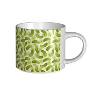 HGFVY Sushi Dill Pickles Printing Large-Capacity Ceramic Mugs Versatile Cups For Coffee Tea Easy To Hold Perfect For Workspaces