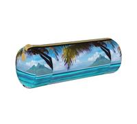 HGFVY Tahiti Beach Pvc Pencil Case,Small Pen Pouch,Fashion Aesthetic Cases,For Pens,Pencils,And Accessories