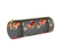 HGFVY Traditional Koi Carps With Spots Pvc Pencil Case,Small Pen Pouch,Fashion Aesthetic Cases,For Pens,Pencils,And Accessories