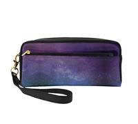 HGFVY Universe With Stars Galaxy Interstellar Makeup Bag,Small Travel Makeup Organizer Bag For Women Double Layer Portable Makeup Bags, Black, One Size