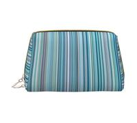 HGFVY Vertical Stripes Toiletry Pouch, Travel-Friendly Makeup Organizer For Makeup Brushes, Lipsticks, White, One Size