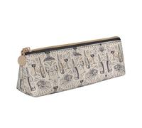 HGFVY Wine And Grape Field Fashion Multifunctional Portable Leather Pencil Case With Large Storage Capacity Pencil Pouch