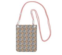 HGFVY Zebra And Giraffe Printing Small Phone Crossbody Shoulder Holsters Bag.Fits All Cell Phones.Use For Running.Walking.Biking