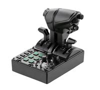 HGFYE Flight Game Simulator Throttle Multi Panel-General Aviation Modular-Simulation System Joystick Throttle Touch Display Buttons Cockpit Accessory Play with Realistic Experience