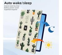 HGGJFLYX Case for Kindle Scribe 10.2 Inch 2022/2024 Tablet,360 Degree Rotating Multi-Angle Viewing Stand Fold Leather E-Book Cover 10.2" Kindle Scribe,Auto Sleep/Wake,Cactus Assortment