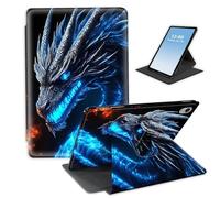 HGGJFLYX for iPad (A16) 11th Generation 11 Inch 2025,360 Degree Rotating Multi-Angle Viewing Stand Cover 10.9" for iPad 10th Generation Case 2022,Auto Sleep/Wake,Mythical Blue Dragon