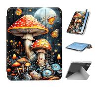 HGGJFLYX for iPad Pro 11 2024 Case with Pencil Holder, Foldable Y-Shaped Protective Cover, Stylish Clear Multi-Angle Viewing & Auto Sleep/Wake Tablet Case, Gilded Wings