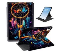 HGGJFLYX for iPad Pro 11 Inch 2022/2021/2020/2025,360 Degree Rotating Multi-Angle Viewing Stand Cover for iPad Air 5th 2022/iPad 4th 2020 10.9 Inch,Auto Sleep/Wake,Dreamcatcher Butterflies