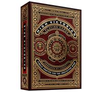 Hgh Victorian Theory 11 High Victorian Red Premium Poker Card Deck for Collections, Adult Unisex, Red and Gold