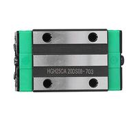 HGH25CA Linear Slider Block, Bearing Steel Rail Guide Slider for CNC Machines Automated Machinery Automobiles, High Precision Low Resistance Linear Motion Slide with M6 x