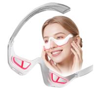 HGHJHVJ Red Light Therapy Eyelift Device, Under Eye Red Light Therapy Massager with Microcurrent, Under Eyes Glasses Treatment Eye Bags Dark Circles Puffiness Wrinkles Fine Lines (D)