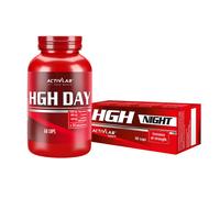 HGHNIGHT + HGHDAY - 60+60 Caps - Natural Muscle Building Testo Booster Endurance