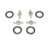 hGiesXgyN 4 Pcs Prop Saver W/Rubber Band RC Accessory Brushless Motor Parts Propeller Adapter W/O-Ring Shaft 2.0/2.3/3.0/4.0/3.17 mm(4 pcs for 4mm)