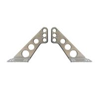 hGiesXgyN 5 Pairs Metal Horns Iron/Stainless steel Control Arms For RC Airplanes Parts Electric Planes Foam Model Replacement(5pair type04)