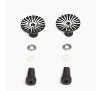 hGiesXgyN CNC Aluminium M3 3mm Thumb Stick Umbrella Thumbstick For FU/JR Controller Transmitter RC Helicopter Airplane Car Quadcopter(Nero)
