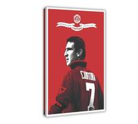 HGIEWHW French Football Player Eric Cantona Poster Canvas Posters Frame-style 12x18inch(30x45cm)