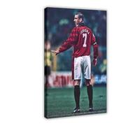 HGIEWHW French Football Player Eric Cantona Poster Canvas Posters Frame-style 16x24inch(40x60cm)