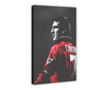 HGIEWHW French Football Player Eric Cantona Poster Canvas Posters Frame-style 24x36inch(60x90cm)