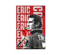 HGIEWHW French Football Player Eric Cantona Poster Canvas Posters Unframe-style 08x12inch(20x30cm)