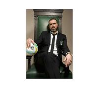 HGIEWHW French Football Player Eric Cantona Poster Canvas Posters Unframe-style 12x18inch(30x45cm)
