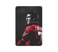 HGIEWHW French Football Player Eric Cantona Poster Retro Posters Metal Tin Sign Chic Art Retro Iron Painting Bar People Cave Cafe Family Garage Poster Wall Decoration 8x12inch(20x30cm)