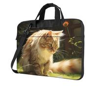 HGIUYDRD A Playful Little Cat Print Stylish Laptop Bag Versatile Work Tote Bag for Women, Laptop Case for Use
