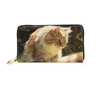 HGIUYDRD A Playful Little cat Print Women's Wallet, Stylish Compact Small Wallets with Full-Print Two-Sided Design