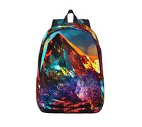 HGIUYDRD A sparkling stone Print Bohemian Travel Backpack - Cute Backpack with Interesting Patterns for Work and Travel