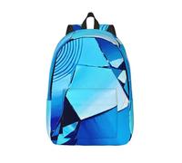 HGIUYDRD Blues Spiral Shadow Print Black Backpack - Backpack with Multiple Color Options for Commute, Travel and Daily Use