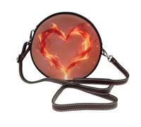 HGIUYDRD Candlelight Love Fashionable Bag - Personalized Shoulder Bag with Two-Sided Print for Valentine's Day Gift