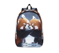 HGIUYDRD Cute little panda Print Cute Animal Print Backpack - Dinosaur and Shark Backpack, Lightweight Travel Backpack
