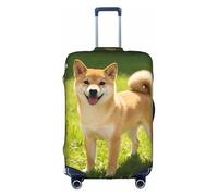 HGIUYDRD Lovely Shiba Inu Print Luggage Cover - Suitcase Covers for Luggage with Elastic Stretch Fabric, Four Sizes