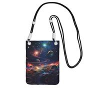 HGIUYDRD Operating planets Crossbody Bags - Starry Sky Pattern Crossbody Phone Bag for Daily Use and Gifts