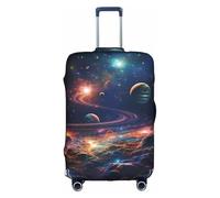 HGIUYDRD Operating Planets Print Luggage Cover - Suitcase Covers for Luggage with Elastic Stretch Fabric, Four Sizes