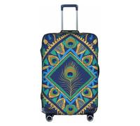 HGIUYDRD Peacock Feathers Print Luggage Cover - Suitcase Covers for Luggage with Elastic Stretch Fabric, Four Sizes
