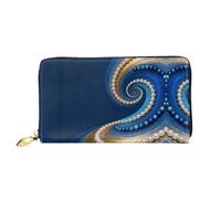 HGIUYDRD Pearl String Print Women's Wallet, Stylish Compact Small Wallets with Full-Print Two-Sided Design