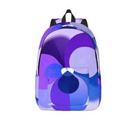 HGIUYDRD Purple blue circle Print Bohemian Travel Backpack - Cute Backpack with Interesting Patterns for Work and Travel