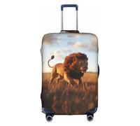 HGIUYDRD Savannah Lions Print Luggage Cover - Suitcase Covers for Luggage with Elastic Stretch Fabric, Four Sizes
