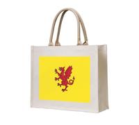 HGIUYDRD Somerset County Flag Print Canvas Tote Bag Reusable Grocery Bag, Beach Bag and World Cup Gift for Daily Use