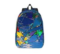 HGIUYDRD stained glass Print Bohemian Travel Backpack - Cute Backpack with Interesting Patterns for Work and Travel