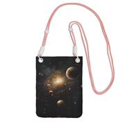 HGIUYDRD Star River Planet Crossbody Bags - Starry Sky Pattern Crossbody Phone Bag for Daily Use and Gifts